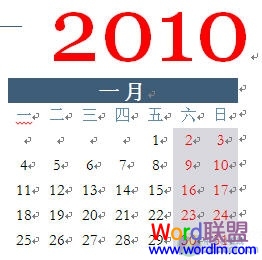 Word2010